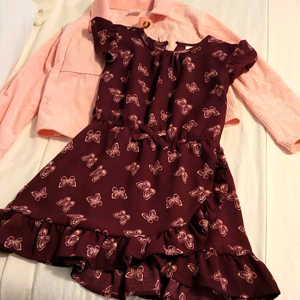 Dress with matching jacket